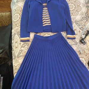 Costume Vintage St John Pour Saks 5th Ave - Taille 6, Rose Poudré, Occasion Très Bon état